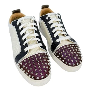 Christian Louboutin Para Hombres Louis Junior Picos Orlato Zapatillas Planas bajas 44-11 - Imagen 1 de 7