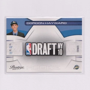 2010-11 Panini Prestige NBA Draft Class #9 Gordon Hayward RC Rookie SN /499 - Picture 1 of 2