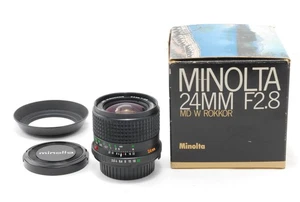 [FAST NEUWERTIG] MINOLTA MD W.ROKKOR 24mm f/2.8 Weitwinkel MF Objektiv aus JAPAN - Bild 1 von 8
