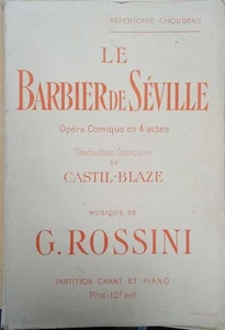 Der Barbier von Sevilla Komische Oper in 4 Akten - Partitur Gesang und Klavier - Bild 1 von 3