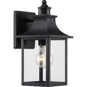 Chancellor 11.5 Inch Outdoor Wall Lantern Transitional - 11.5 Inches high-Mystic - Picture 1 of 5