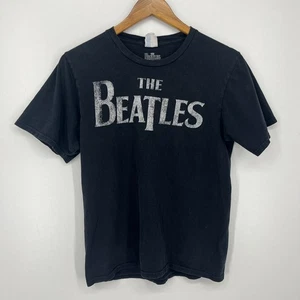 The Beatles T-Shirt Adult Size S Black Music 2020 Crew Neck Short Sleeve Port - Picture 1 of 10