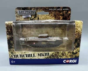 Churchill MK3 Diecast Metal Military Legends Corgi Hornby #CS90637 NEW Old Stock - Picture 1 of 6