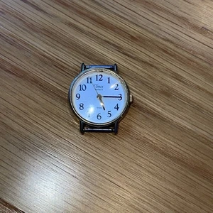 Vintage Timex 377 BA CELL Gold Tone Quartz Analog Women's Watch Needs Battery - Picture 1 of 3