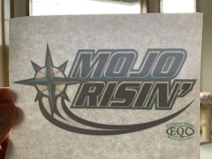 Vintage Mojo Rising Seattle Mariners Car Decal 2000s Giveaway Brand New! Rare! - Picture 1 of 2
