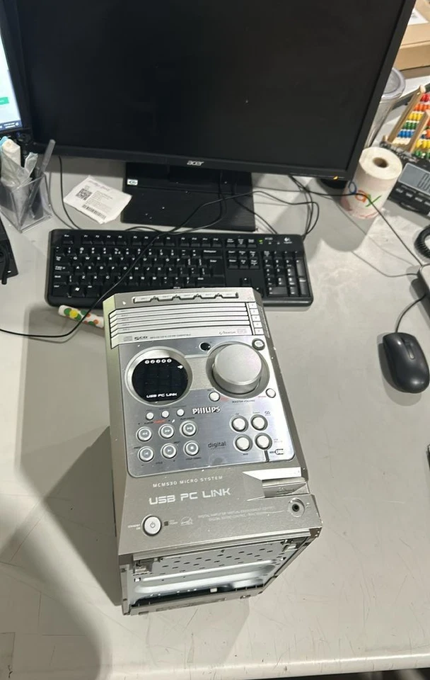 Philips Amplificador Digital MCM530 Micro Sistema USB PC Link, 5 Cambiador de CD, 120V Foto 1 de 1