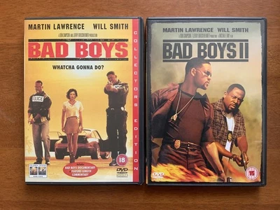 Bad Boys I (Cert 18) + Bad Boys II DVD Bundle, Region 2 - Excellent Condition - Image 1 of 4