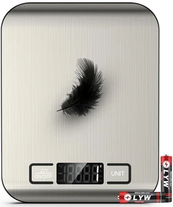 Mik-Nana Food Scale, 22lb Digital Kitchen Scale Weight Grams and Ounces for Baki - Picture 1 of 4