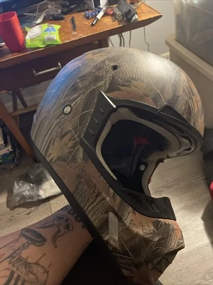 AFX FX-17Y HELMET YOUTH SMALL OFFROAD CAMO (21649) - Image 1 of 4