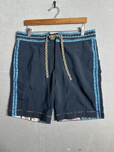 Robert Graham Herren Badehose Classic Fit Gr. 34 schwarz Kordelzug Taschen gefüttert - Bild 1 von 7