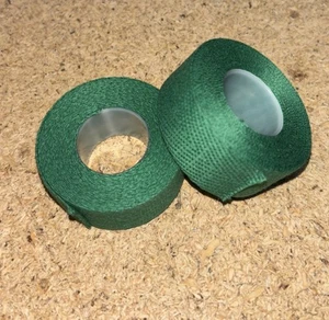 Cinta de manillar de tela Velox estilo vintage - Verde - 2 rollos - Imagen 1 de 1