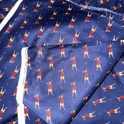 Vintage Golf Swinger Impressão em Tela VIP por Cranston com Fundo Azul 3 Jardas 45" - Imagem 1 de 3