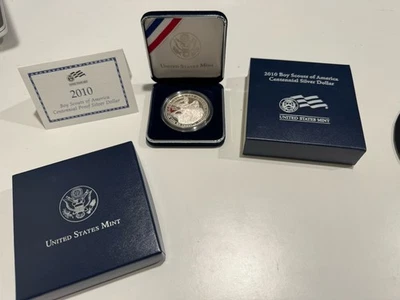 2010 Boy Scouts of America BSA Centennial  Silver Dollar Coin - Image 1 of 4