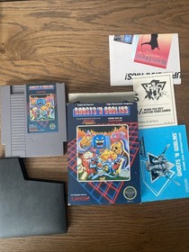 Ghosts 'n Goblins Nintendo NES 1986 CIB 3 Screw Complete With Inserts