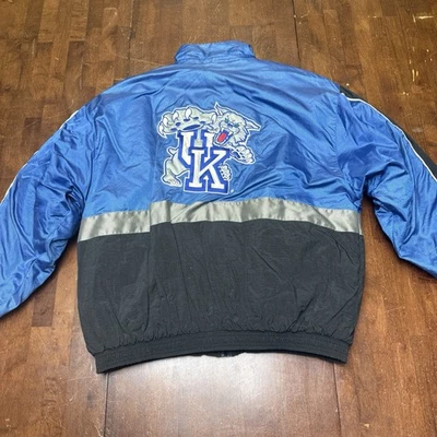 Vtg Starter University Of Kentucky Wildcats Puffer Jacket Men's Size Medium BBN - Image 1 of 4