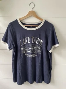 Camiseta Old Navy Lake Tahoe Relax | Camiseta 100% Algodón Cuello Redondo Talla Grande - Imagen 1 de 11