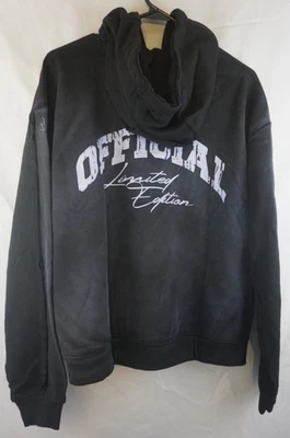 Boohoo Hombre SUDADERA CON CAPUCHA OVERSIZE BOXY OFICIAL LAVADO AEROSOL.  Talla Mediana NUEVO Foto 1 de 4