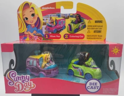 Nickelodeon Sunny Days Die-Cast Cars: Glam Van / Coloring Car NEW SEALED - Image 1 of 3
