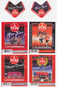 1. FC Nürnberg Bier Etiketten ungeklebt - Bild 1 von 1