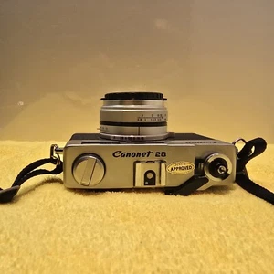 Canon Canonet 28 35mm Rangefinder Film Camera 40mm 1:2.8 Canon Lens - Picture 1 of 7