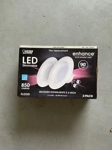 Feit Elektrische LED Dimmbare Einbauleuchten 5-6" Soft White (2er Pack) - Bild 1 von 3