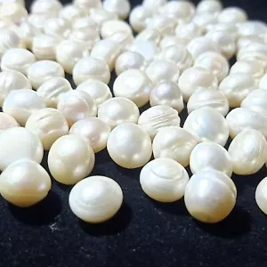 25 Pieces Genuine Natural Fresh Water Pearl 3 to 6 Carat Wholesale lot - Picture 1 of 6