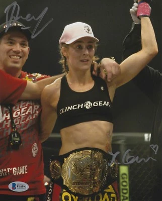 Marloes Coenen & Martijn de Jong Signed 8x10 Photo BAS COA StrikeForce Autograph - Image 1 of 4