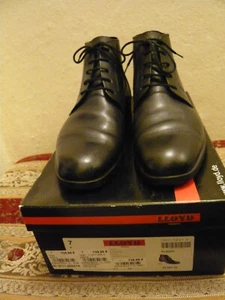Lloyd Gr.7(41) Herren Schnürschuhe Boots Leder schwarz 1 x getragen - Bild 1 von 7