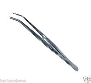 Pinzas dentales de 6" herramienta de acero quirúrgico instrumento punta serrada con bloqueo - Imagen 1 de 1