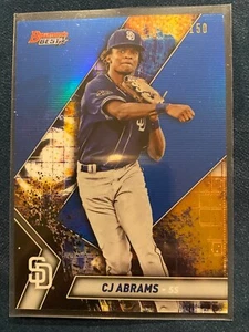 C.J. Abrams 2019 Bowman's Best Top Prospects #TP-2 (RC) Blu #'d /150 - Foto 1 di 2