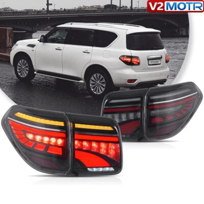 Conjunto de luces traseras LED completas para Nissan Armada Patrol Y62 2010-2020 Foto 1 de 4