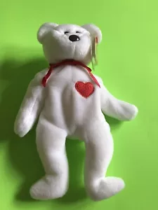 Ty Beanie Baby Valentino der Bär rotes Herz 14. Februar 1994 Valentinstag - Bild 1 von 6