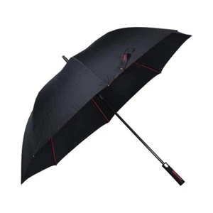 Ombrello Grande Maxi Pioggia 8 stecche NERO-ROSSO con Struttura in fibra 9516 - Foto 1 di 7
