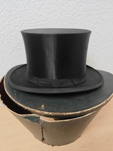 Alter Klappzylinder Chapeauclaque Zylinder Hut Hüte 57 Chapeau Claque Klapphut - Bild 1 von 10