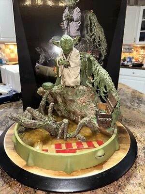 IRON STUDIOS STAR WARS EMPIRE STRIKES BACK YODA 1/4 SCALE LEGACY REPLICA STATUE - Image 1 of 4