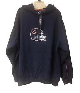 Chicago Bears Helmet Logo Hoodie NWT Mens XL NFL Brand - Picture 1 of 4