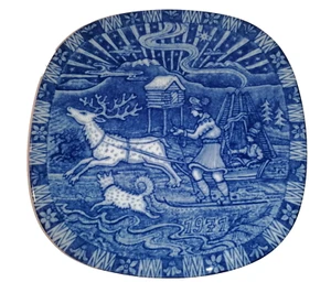 PIATTO DA COLLEZIONE IN PORCELLANA SVEDESE JULEN RORSTRAND NATALE 1971 - Foto 1 di 2