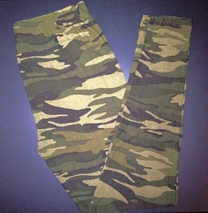 NWT Buttery Soft Camouflage Leggings One Size S M L Army Green CAMO Military OS - Picture 1 of 3