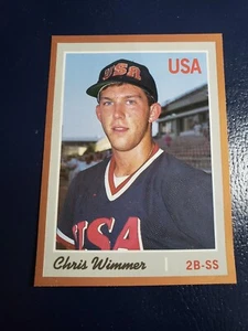 Chris Wimmer Team USA 1992 Baseball Cards Magazine Brown Border - Picture 1 of 4
