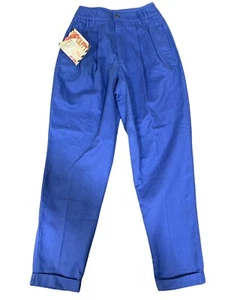 Off Duty Bugle Boy Pants Blue Youth 11/12 NWT Vintage 70s - Picture 1 of 15