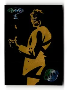 1995 Metal Batman Forever Gold Blaster #5 due facce - Foto 1 di 2