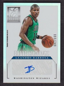 2012-13 Elite Series Basketball Elite Signings #32 Leandro Barbosa /249 Auto 