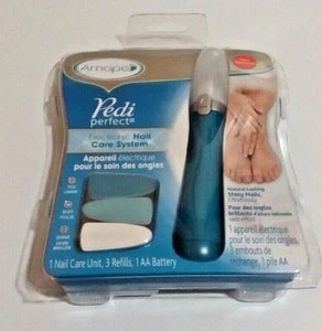 Amopé Pedi Perfect Blue Electronic Nail Care System Pedicure Manicure - Picture 1 of 4