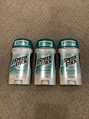 Desodorante regular Speed Stick - 3,0 oz/85 g cada 3 unidades nuevas protección 24 horas Foto 1 de 2
