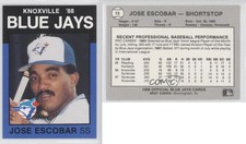 1988 Best Knoxville Blue Jays Jose Escobar #13