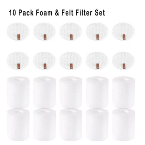 10 Pack Replacement Foam & Felt Filter Set For Shark Rotator Pro NV500, NV501 - Picture 1 of 7
