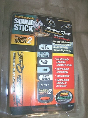 Predator Game Call Sound Stick Quest 2 Coyote Rabbit Distress Call Bobcat $22  - Image 1 of 4