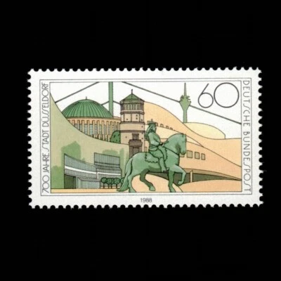 Germany, Scott 1554, City of Dusseldorf, 1988, MNH - Image 1 of 2