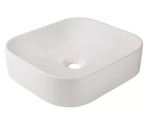 Aufsatzwaschtisch Cuando weiß 45cm breit 45788453 4006596568562 - Bild 1 von 3