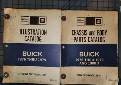 Buick 1976 1977 1978 1979 piezas e ilustración manual catálogo   Foto 1 de 4